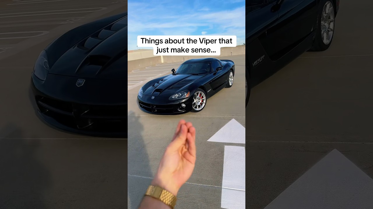 The Viper makes NO SENSE! #viper #automobile #dodgeviper #dodge #cartok