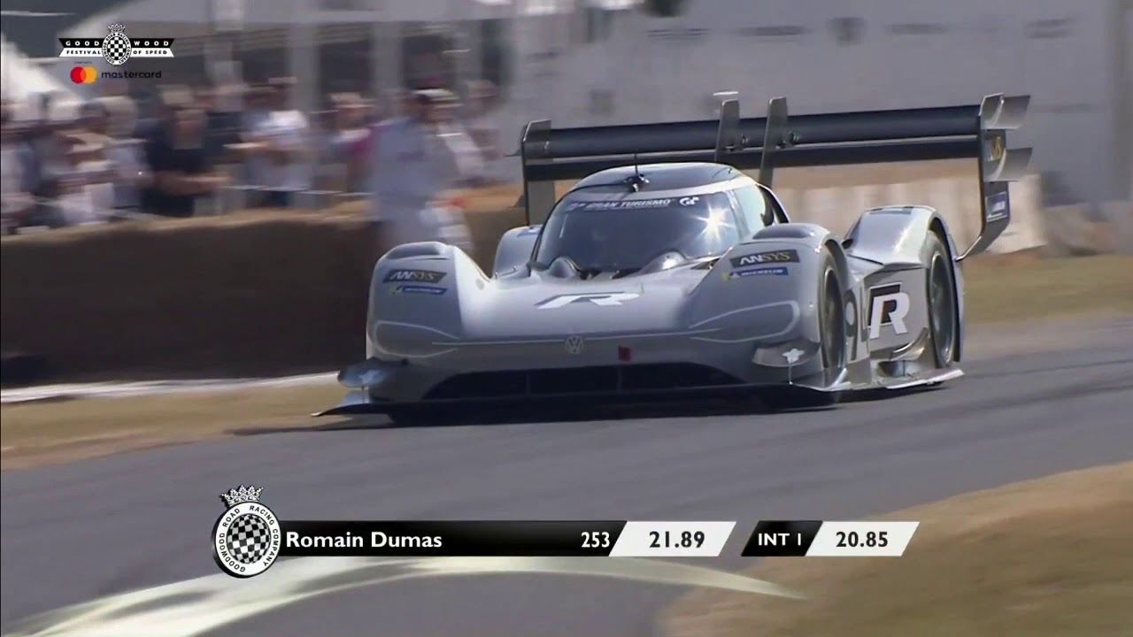 The Volkswagen I.D. R Dominates Goodwood Hill Climb