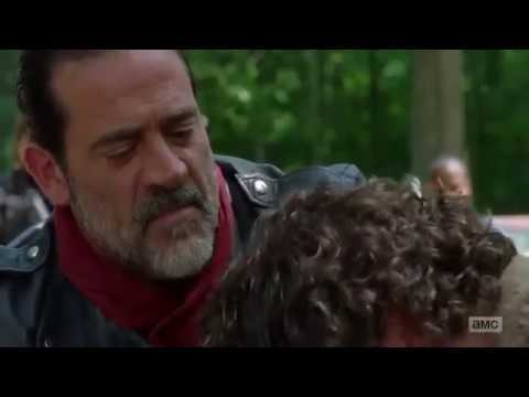 The Walking Dead 7x01 Rick Cries and gets torchered by Negan