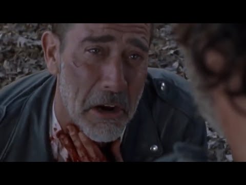 The Walking Dead 8x16 - Rick Slits Negan's Throat