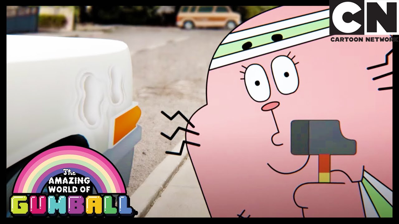 The Wattersons destroy Mr Robinson's car | The Car | Gumball | Cartoon Network