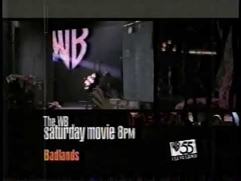 The WB Saturday Movie:Badlands Promo on WB 55 WBNX Cleveland (February 1,2003)