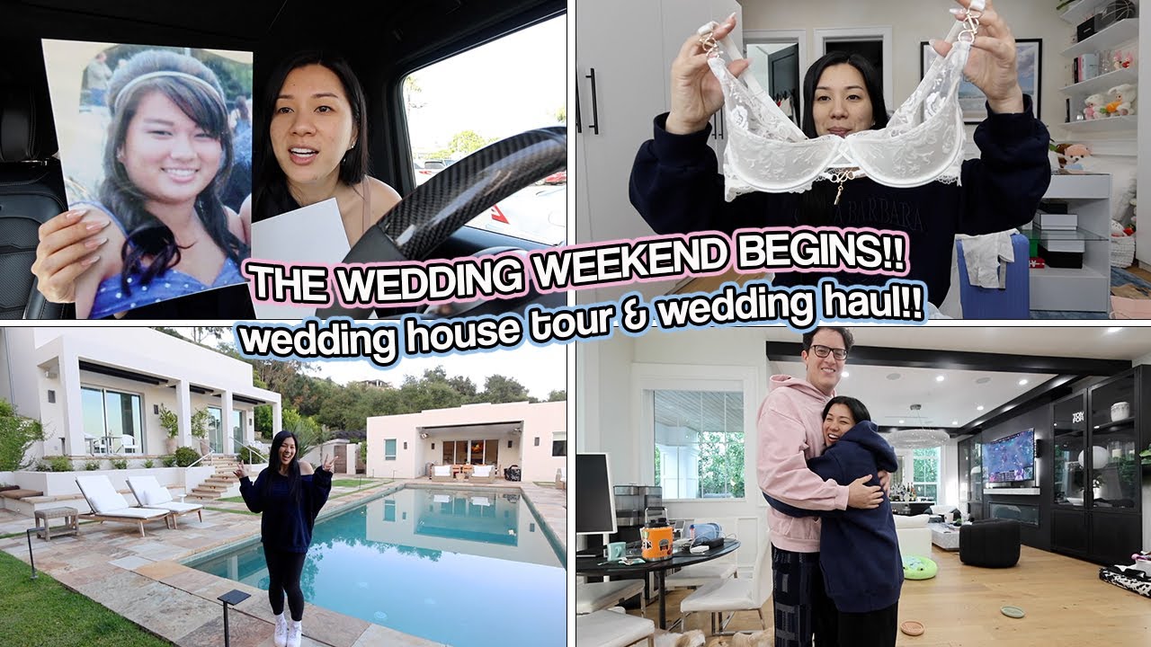 THE WEDDING WEEKEND BEGINS!!! Wedding House Tour & Wedding Haul!!
