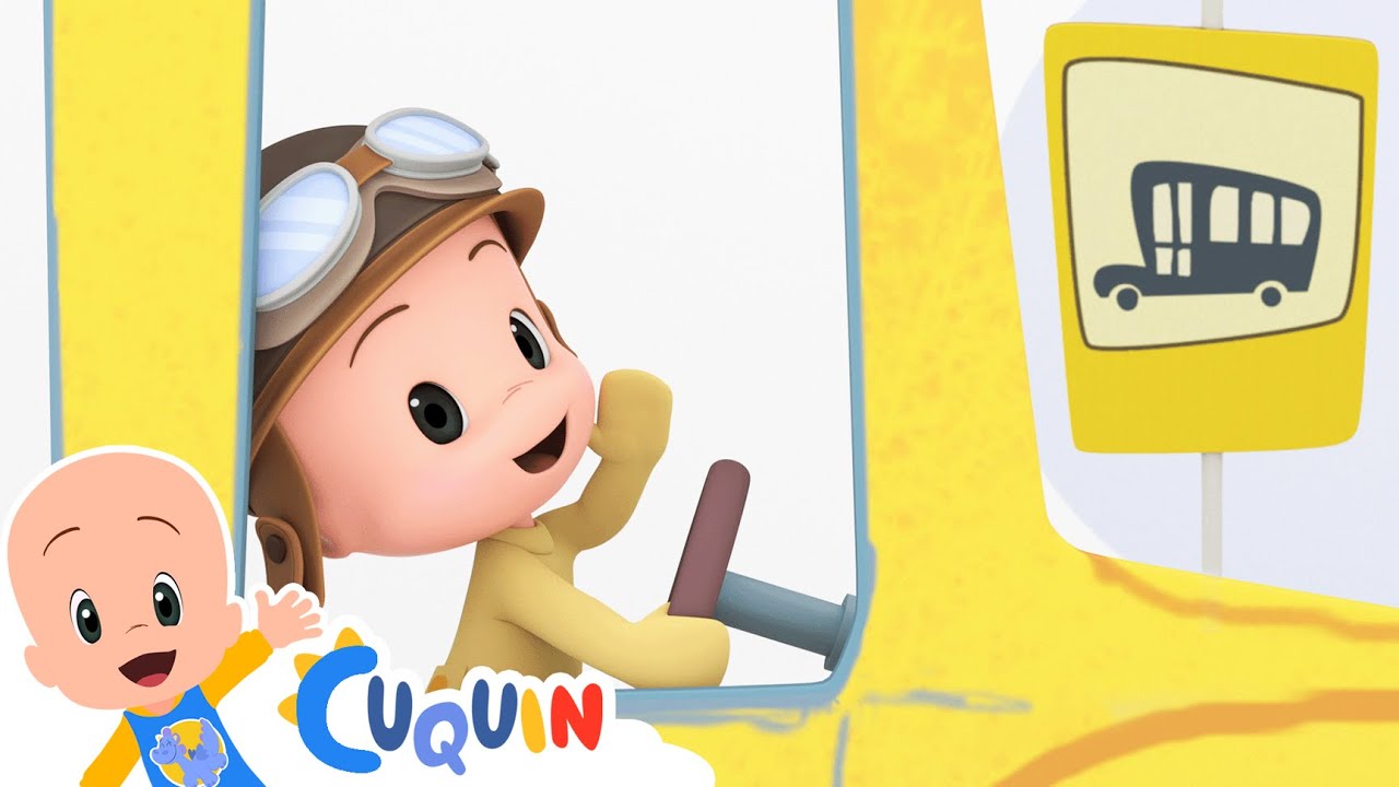 The Wheels On the Bus 🚌 Nursery Rhymes by Cleo and Cuquin | Children Songs