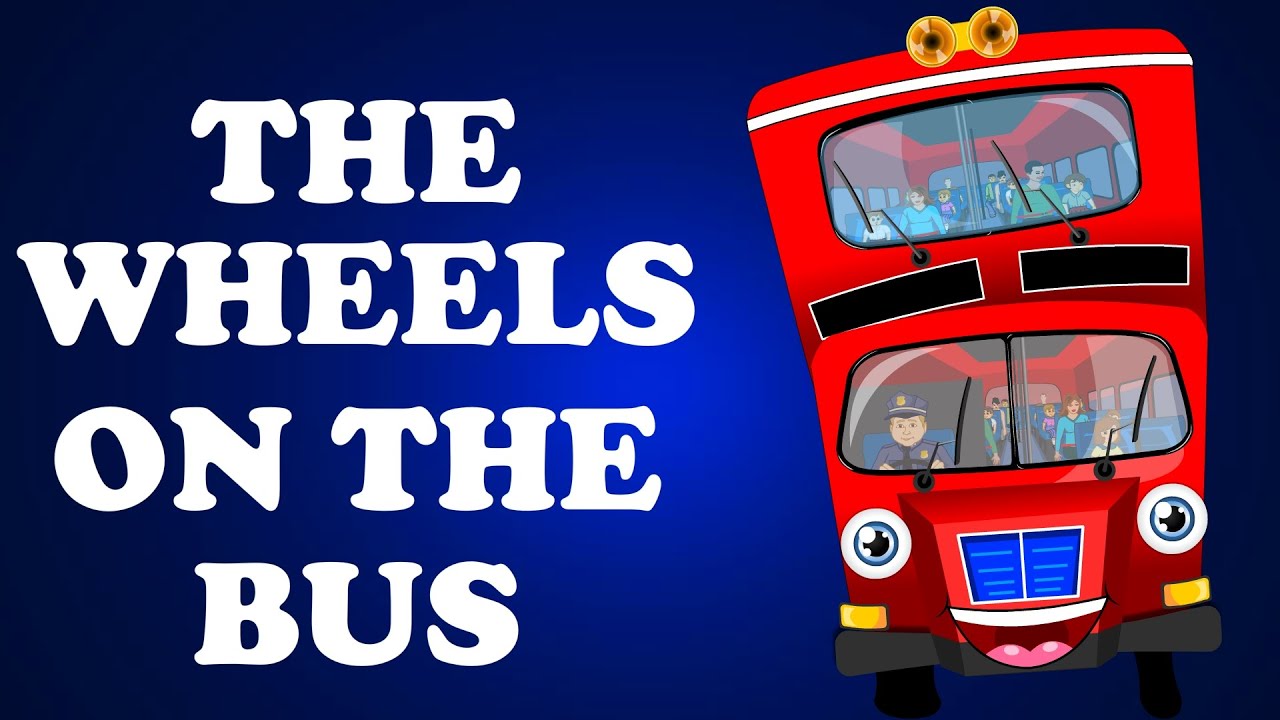The Wheels on the Bus Go Round and Round | Nursery Rhymes | Double Decker Bus