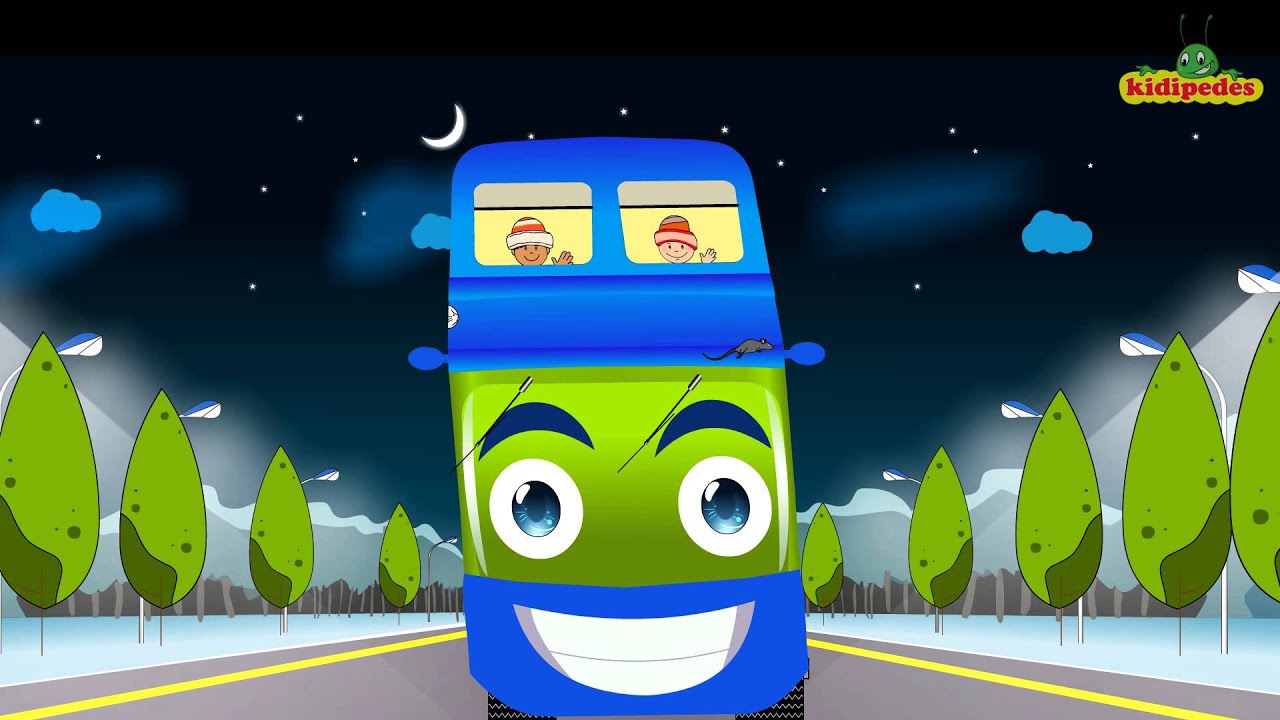 The Wheels On The Bus Go Round And Round - Popular Nursery Rhymes for Children I Fun Kids Songs
