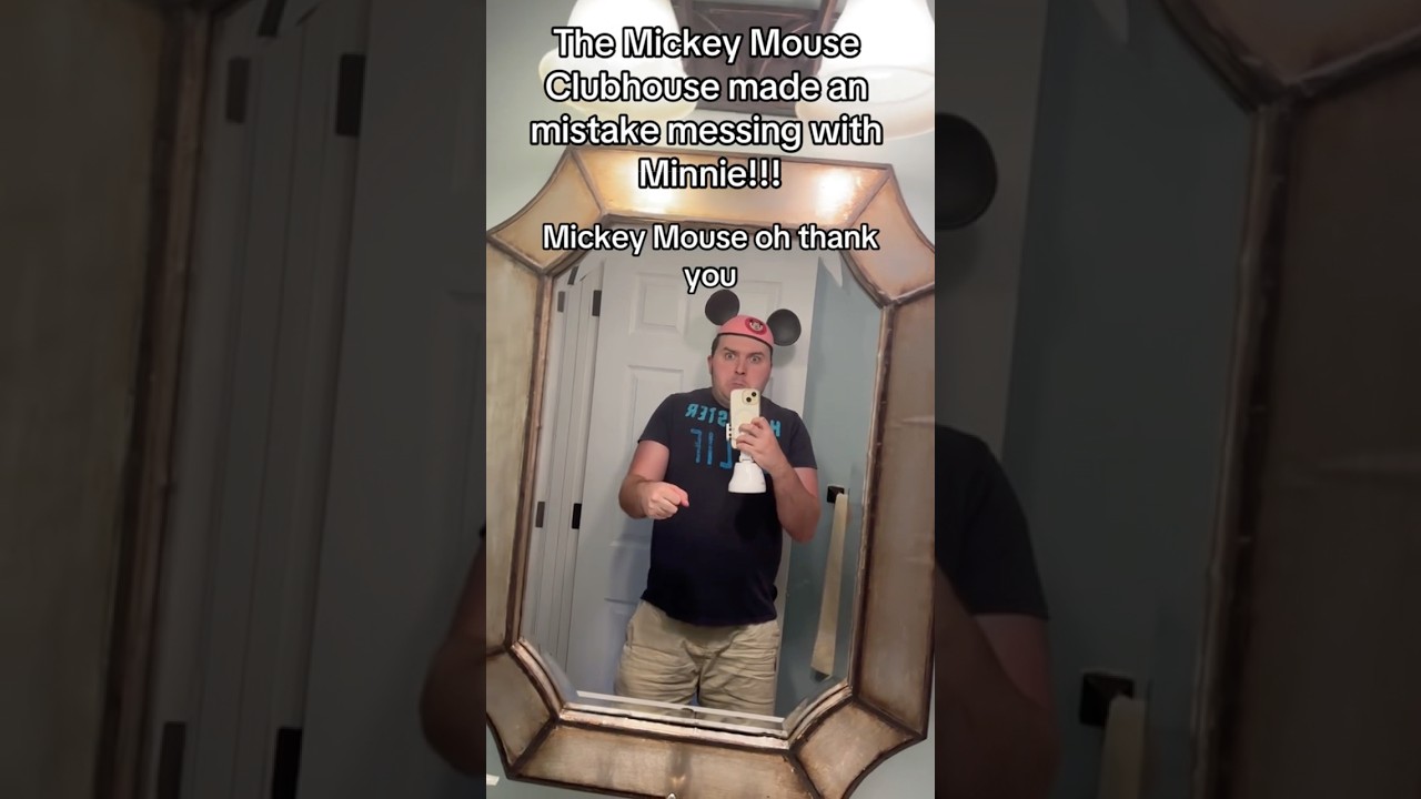 THE WHOLE ENTIRE CLUBHOUSE GETS OBLITERATED BY MINNIE! #comedy #youtubeshorts #clubhouse #mickey