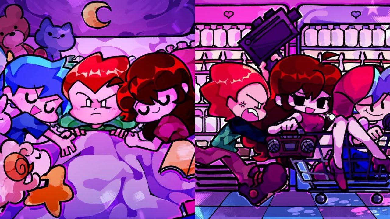 The WHOLESOME Trio 14! (Friday Night Funkin' Comic Dub Compilation)