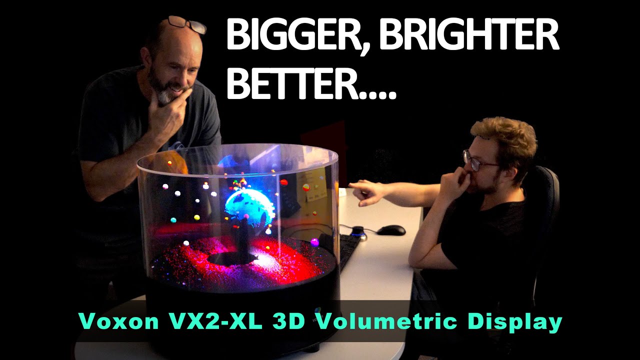 The World's Biggest 3D Volumetric Hologram Display