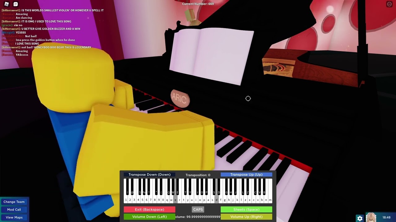 The Worlds Smallest Violin - AJR Roblox Got Talent