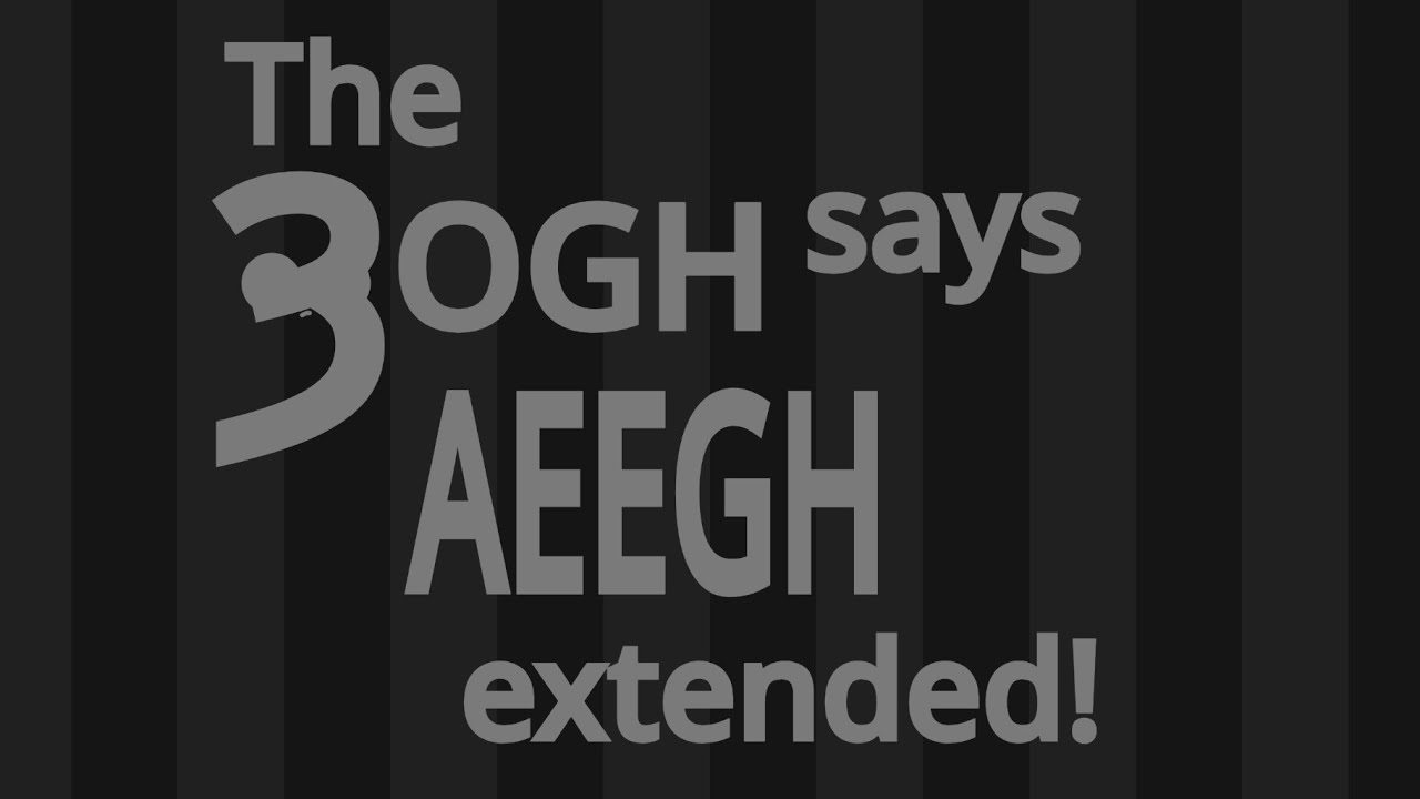 The Yogh Says AEEGH (Extended!)