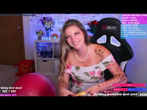 TheNicoleT and Meldydew Flashback Stream Last Year Brithday Celebration