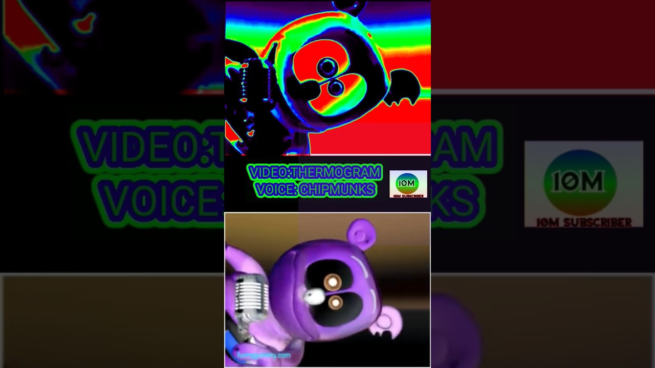 THERMOGRAM & COLOR INVERSION ) THE AMAZING EFFECT 😱 VOICE: FUNNY & CHIPMUNKS