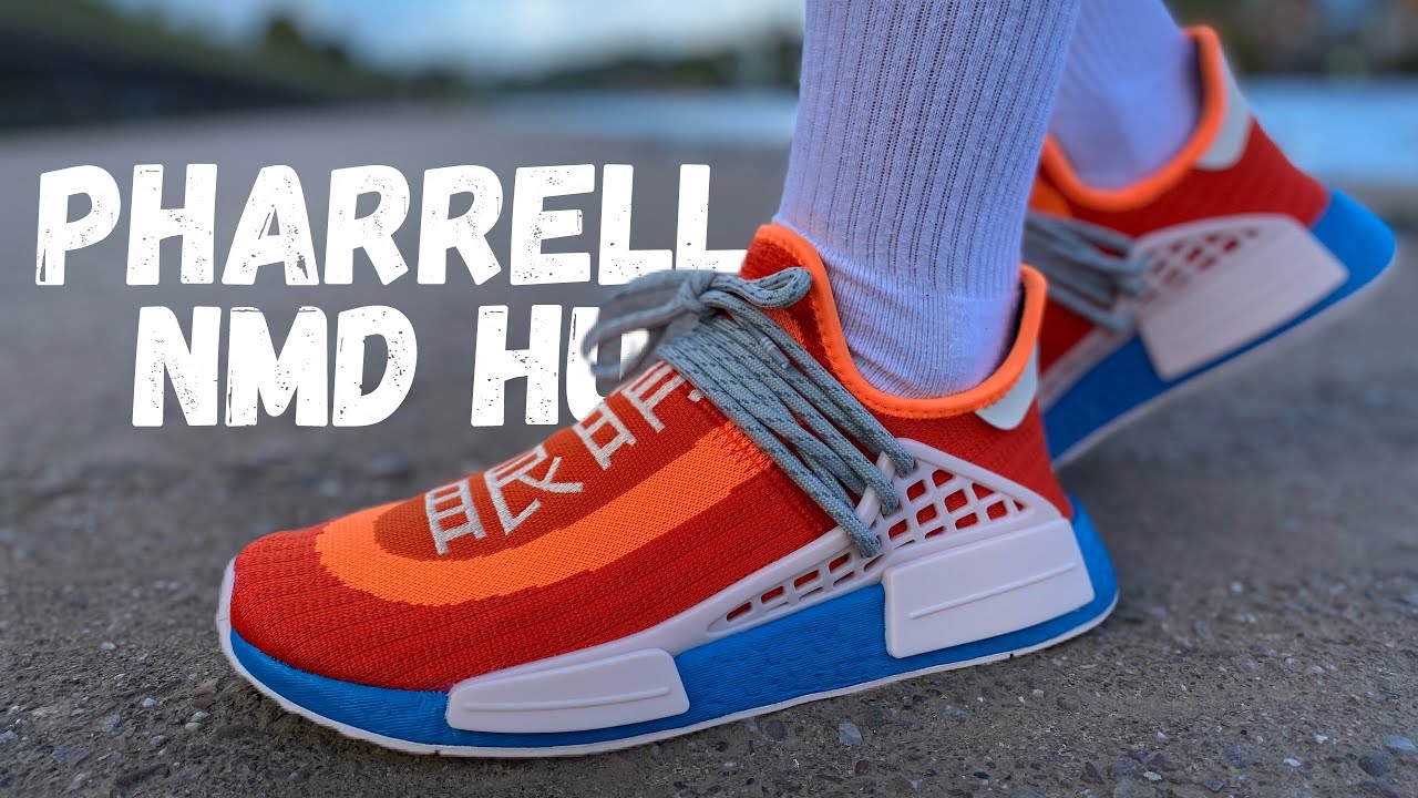 THESE ARE BETTER!! PHARRELL X ADIDAS NMD HU REVIEW & ON FOOT