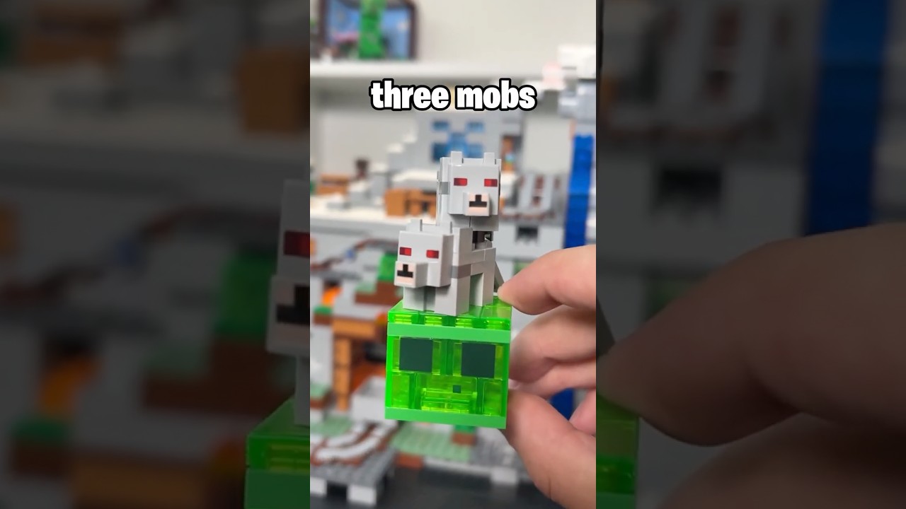 these are the rarest LEGO minecraft mobs ever!