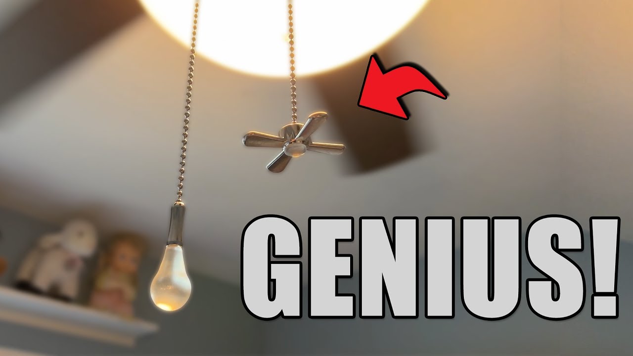 These Ceiling Fan Pull Cords Have A GENIUS Design!!
