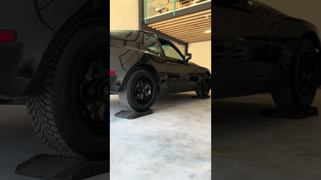 These ramps  help maintain tire quality by preventing flat spots #porsche #cars