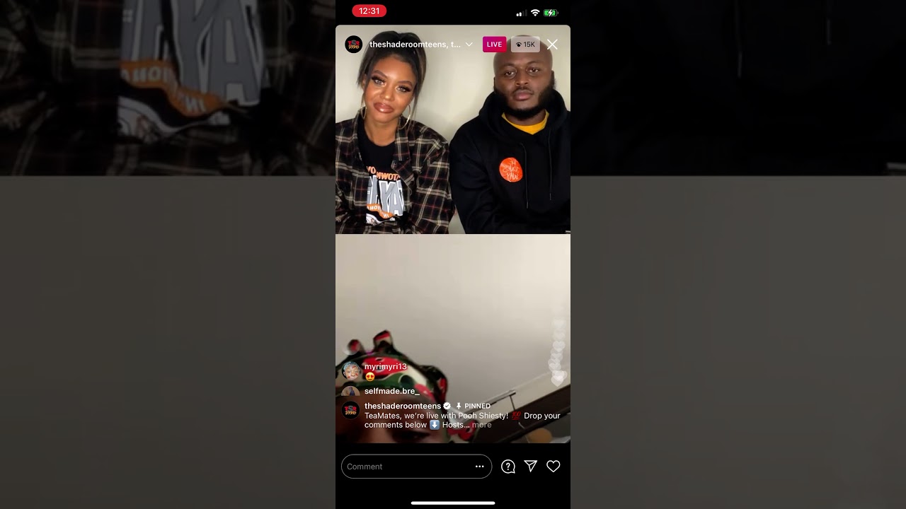 Theshaderoomteens on live with toosii2x talking about music| must watch