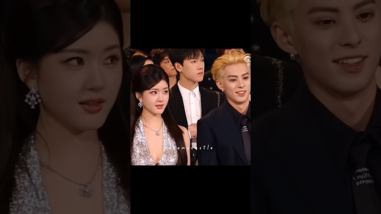 They look each other and got shy | Dylan wang #shorts #zhaolusi #dylanwang #cdrama #trending