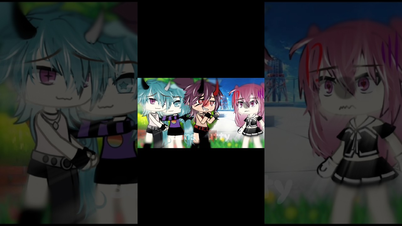 They’re shocked, I have two guardians 😆 #gacha #gachastory #gachamoment #shorts