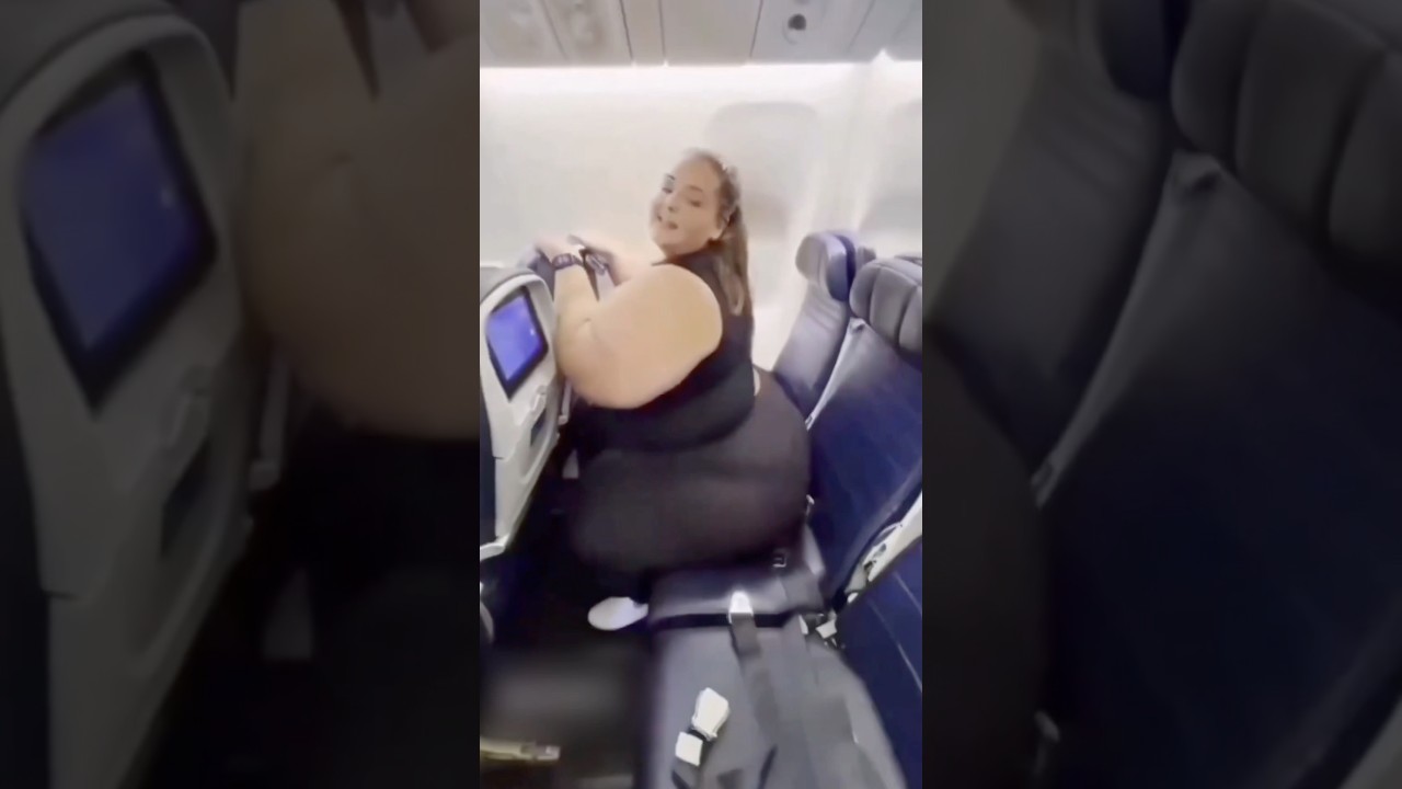 THICK GIRL TWERKS FOR DABABY ON THE AIRPLANE✈️ #PHAT