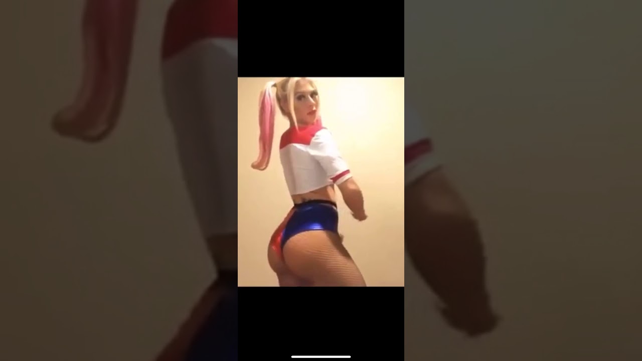 Thick Harley Quinn twerking