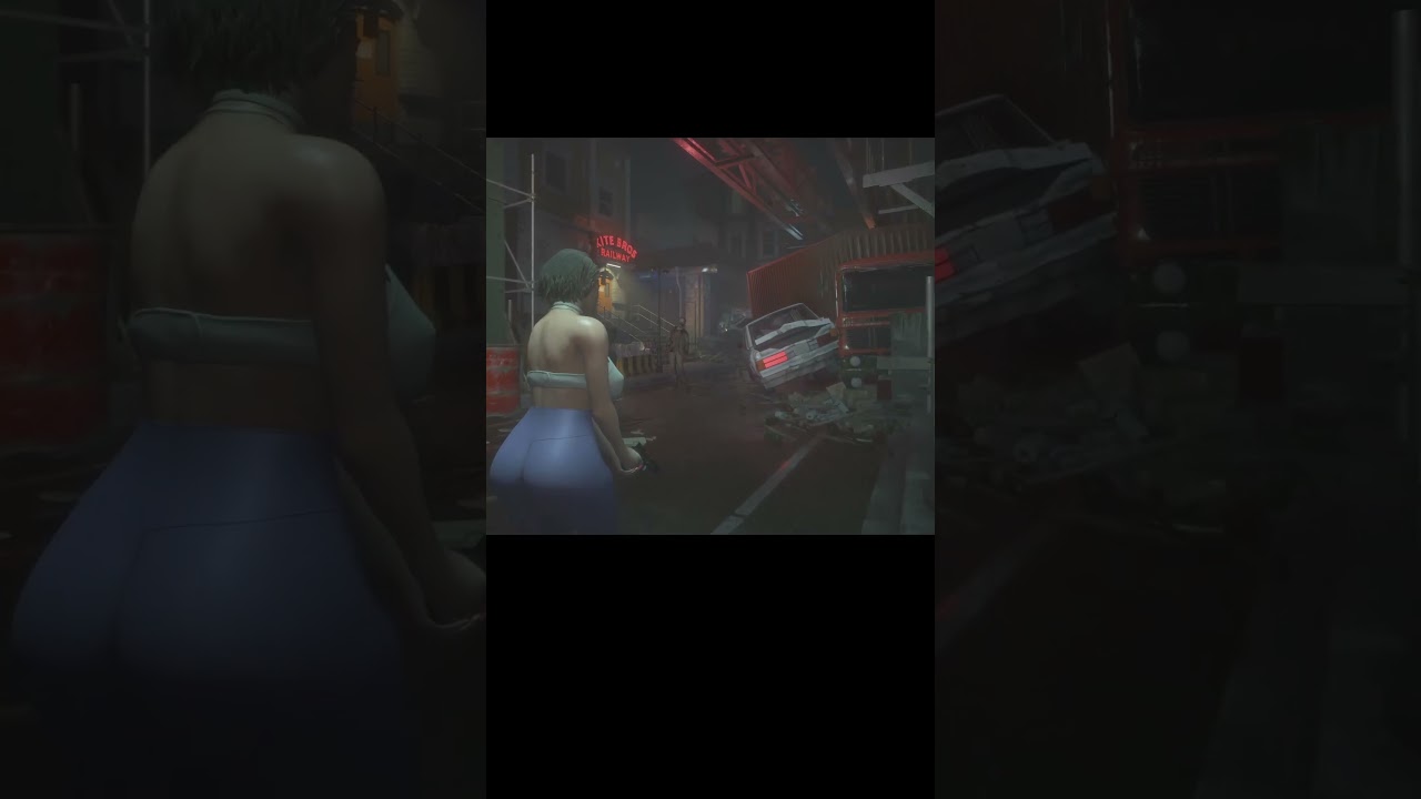 Thick jill Mod GOD ZAM #shortsvideo #residentevil3 #re3remakemod #re3