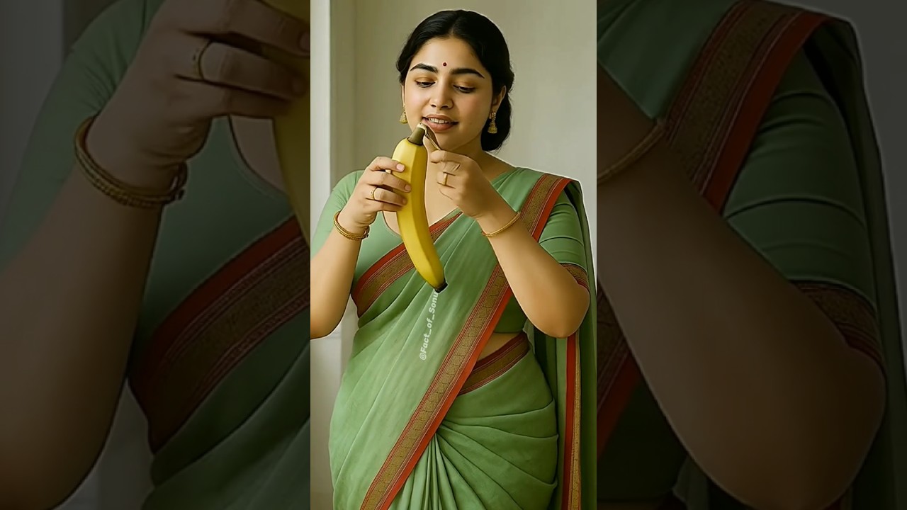 This AI movement surprised everyone 😲🍌 #desi👸#shorts #viral #trending #saree #yt shorts#love #saree