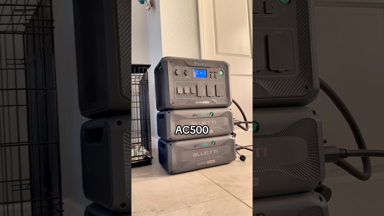 This battery powered EVERYTHING at once. (AC500 + B300K)