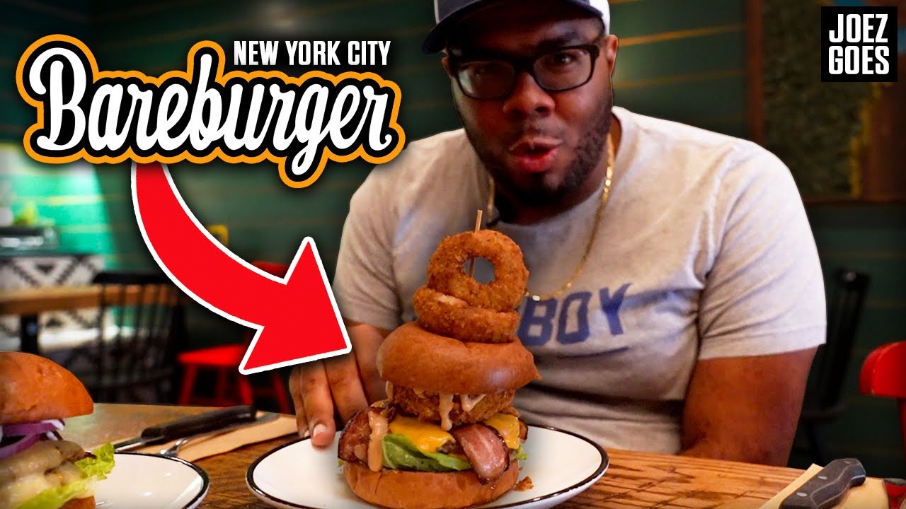 “This blew me away!” Bareburger Food review! Three Burgers 🍔 One App🍴 One Martini 🍸 JOEZ GOEZ...
