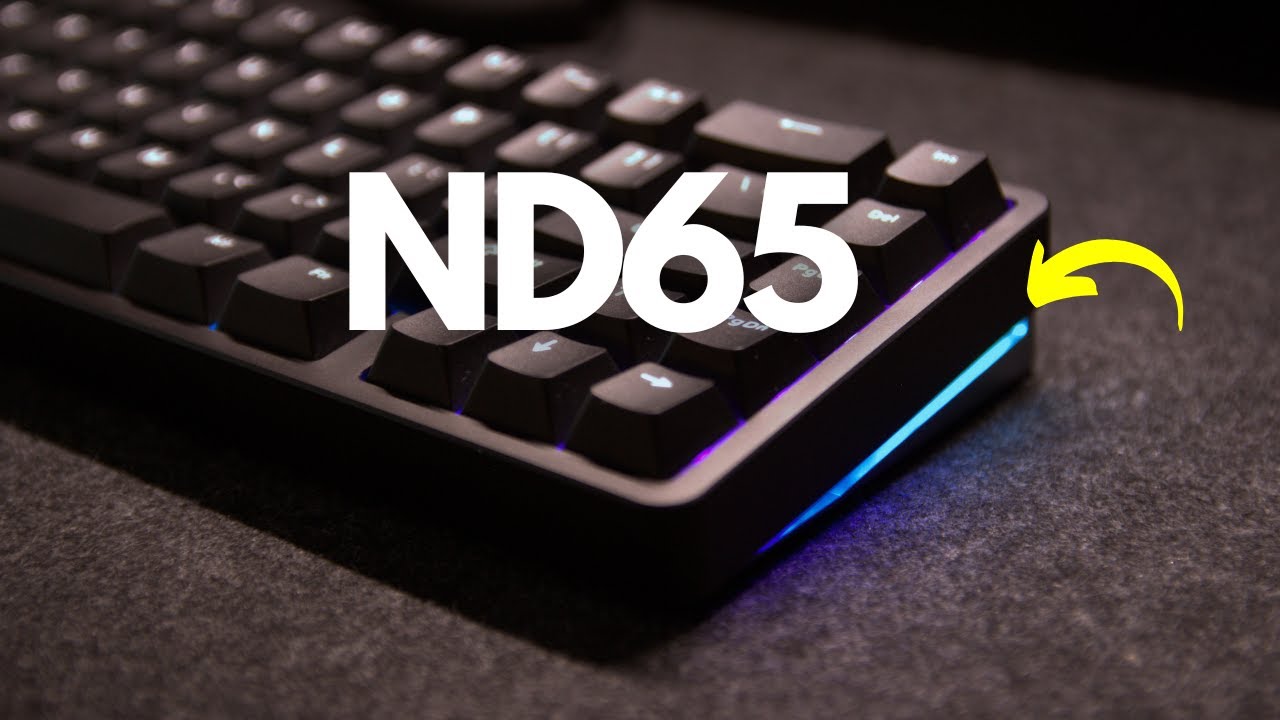 This budget keyboard is super CLEAN... | Chilkey ND65 Review