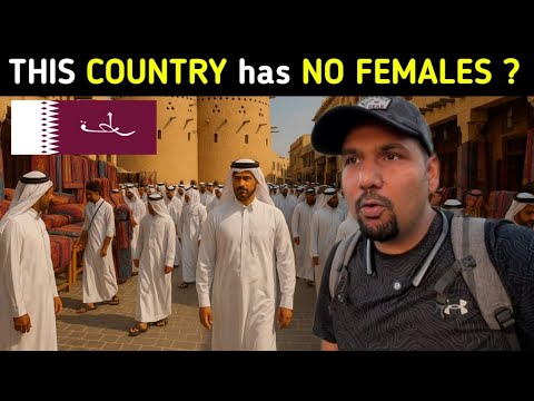 This COUNTRY has NO FEMALES? 🇶🇦   Indian in Qatar Doha