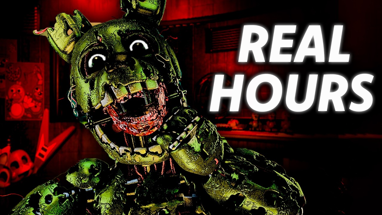 This FNAF 3 Remake Uses REAL LIFE Hours..