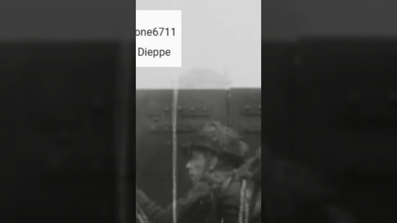 This Footage is from D-Day NOT Dieppe