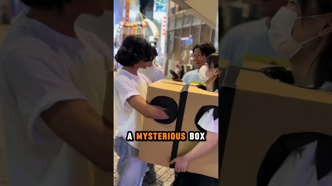 This Girl Brought A Mysterious Box In Japan