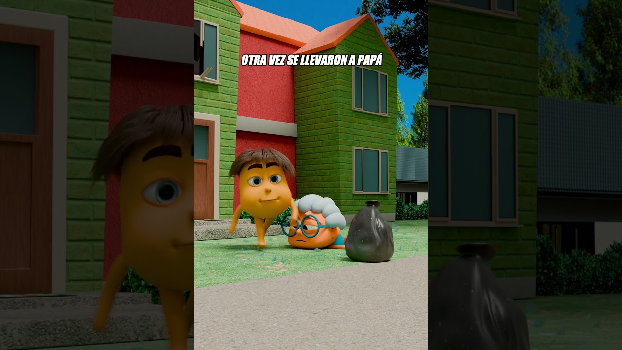 THIS HAPPENS FOR NOT BATHING 🤢😂 #shorts #losfuchis3D #humor #garbage #3danimation #animation