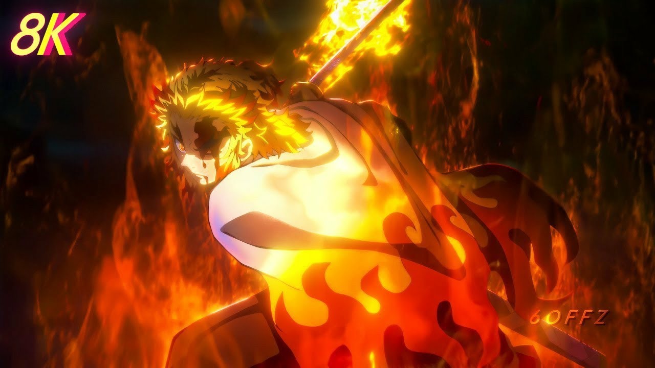 THIS IS 8K 60fps ANIME - [ Rengoku ]