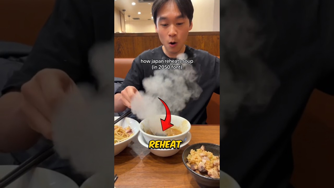 This is How Japan Turns Cold Food Hot Again! ( 📷 : brandnewewts)