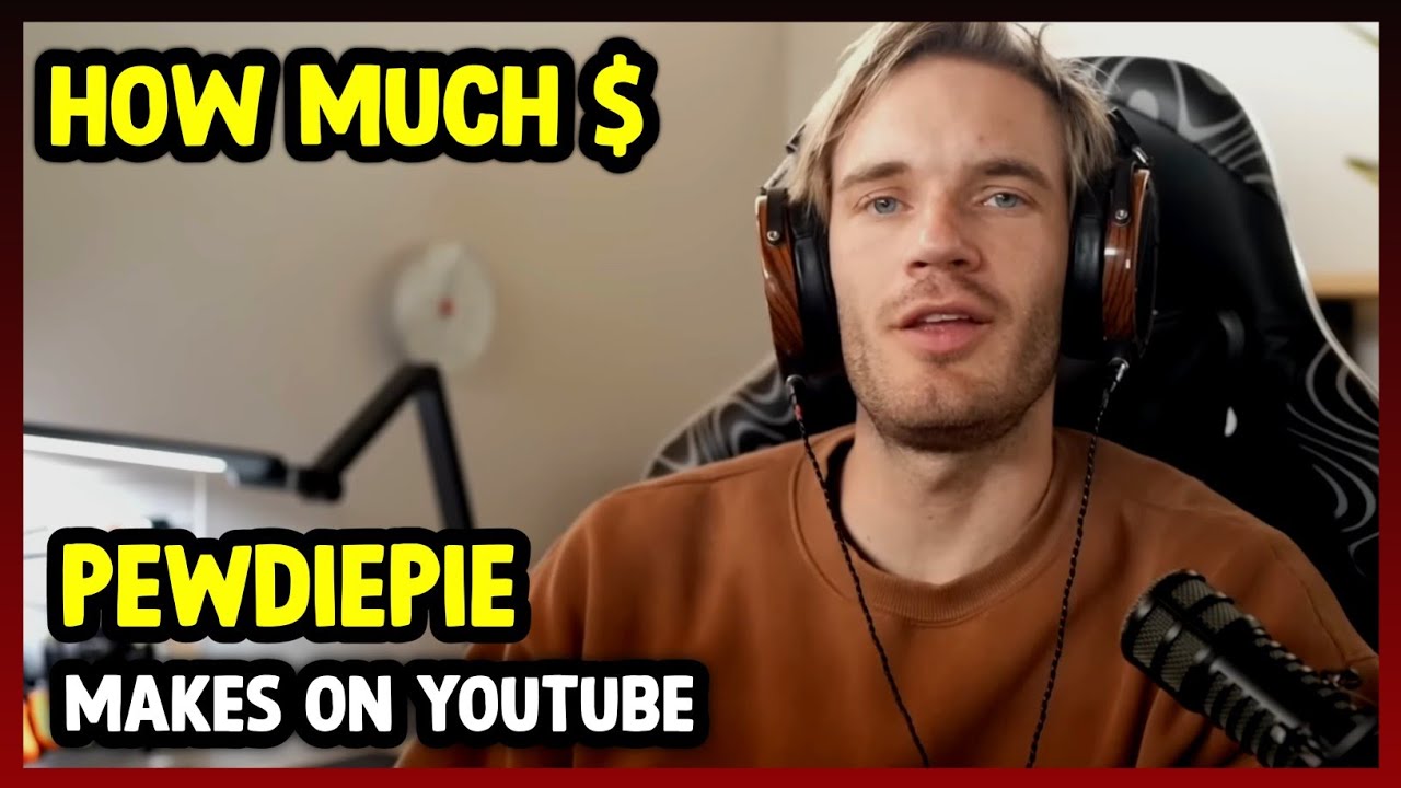 This Is How much money PewDiePie makes on YouTube 2024.