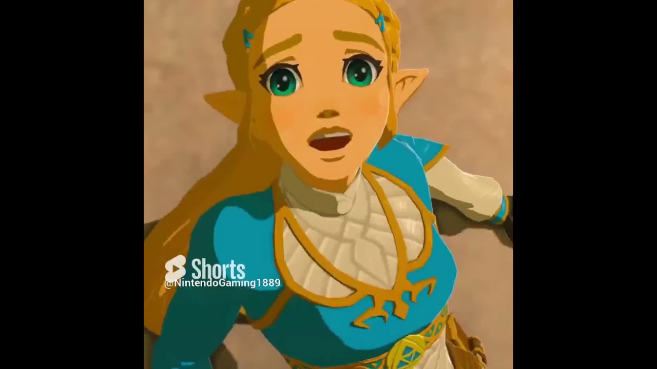 This is the moment she became Link's girl.  #zelda #zeldaxlink #zelink #botw #breathofthewild #girl