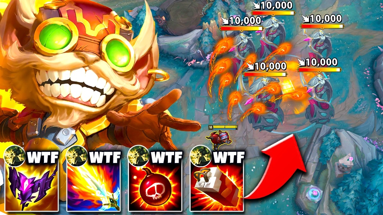 This is what Demolisher Ziggs does to your entire base... (15 PLATES IN 13 MINUTES WTF)