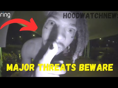 This Is Why Your Doors Shouldn't Be Unlocked Lurking Predators (Caught On Ring Doorbell)