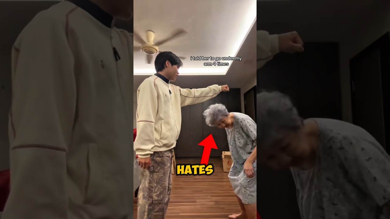 This Kid Forces his Grandma to Twerk 😭.  #shorts