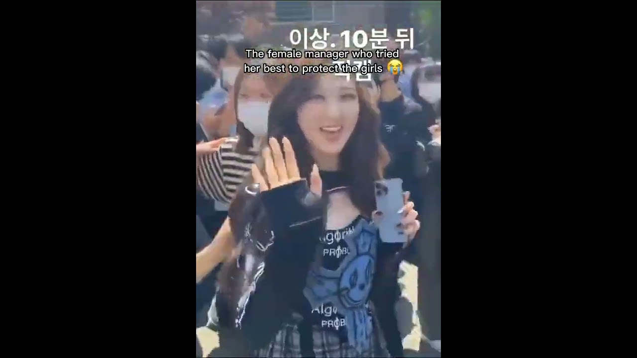 This manager deserves an award for protecting our girls || #aespa #shorts