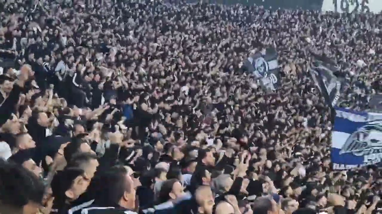 This moment when PAOK fans knew they are the Champions of Greece 2024