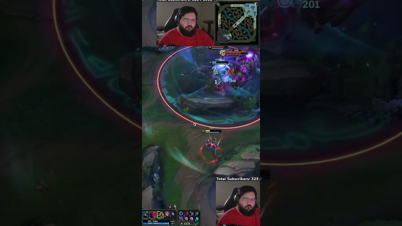 This Nunu full ulted my clone HAHAHA #leagueoflegends #shaco #pinkward #shorts