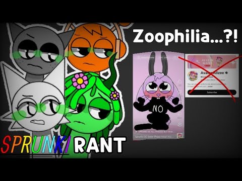 THIS PERSON IS A P3RV3RT... (@AvatarAlizee ) // Sprunki Rant