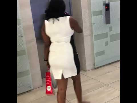 This poor woman was stripped naked in an elevator