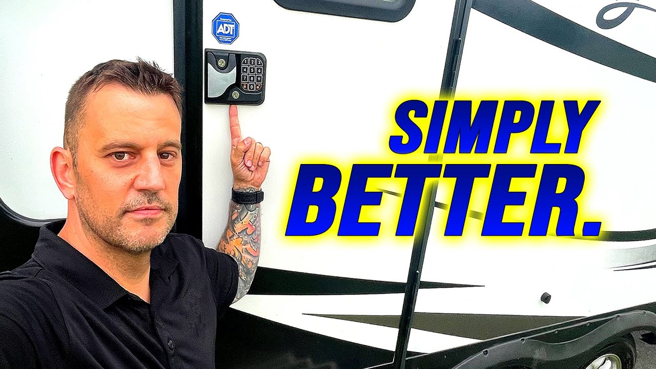This RV Keyless Entry Door Lock is the KING & Here's Why ➕ Installation & Feature Review