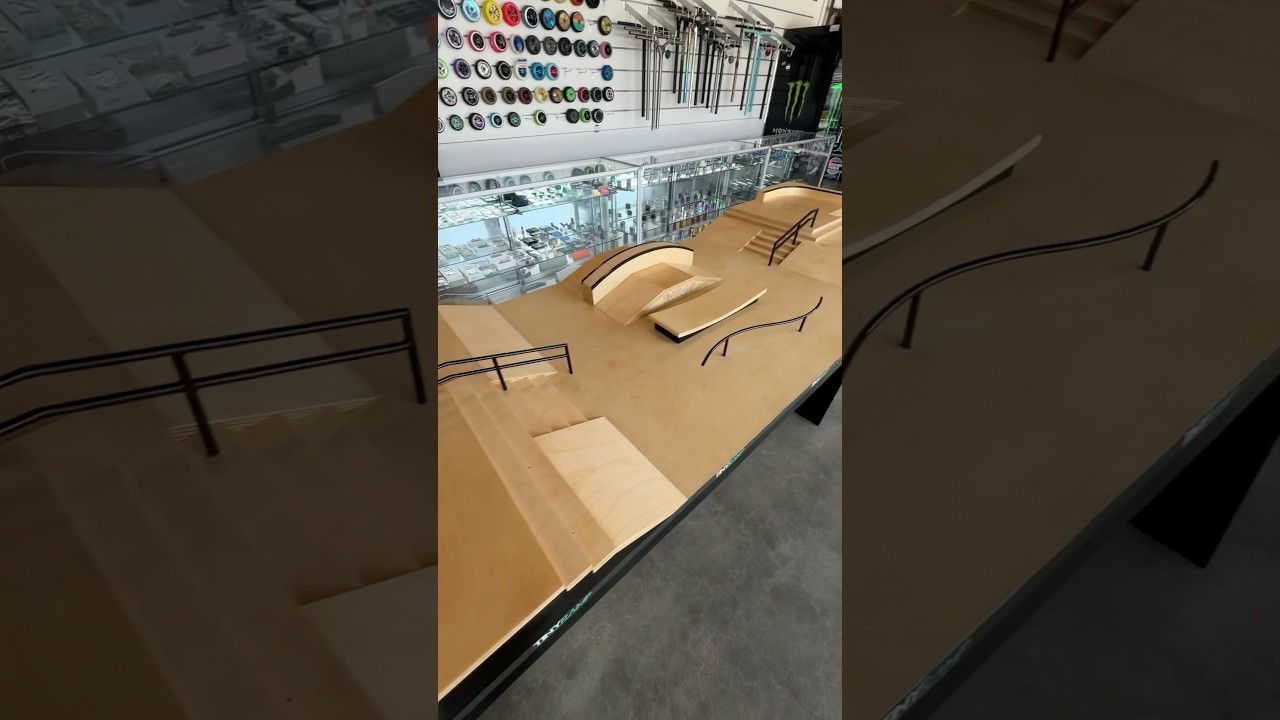 This Shop has Miniature Skateparks! @TheVaultProScooters #thevaultproscooters #fingerboard